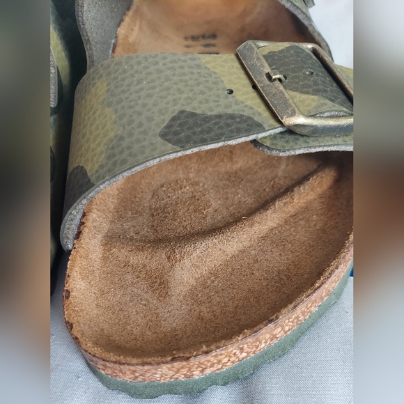 Birkenstock Arizona Green and Sand Camouflage Sandals Women Size 6 Or EU 37 NWT - Picture 7 of 10